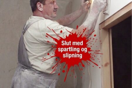 Mand - støv - teskt Slut med spartling og slipming